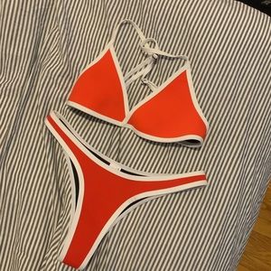Red Hoaka Neoprene Bikini
